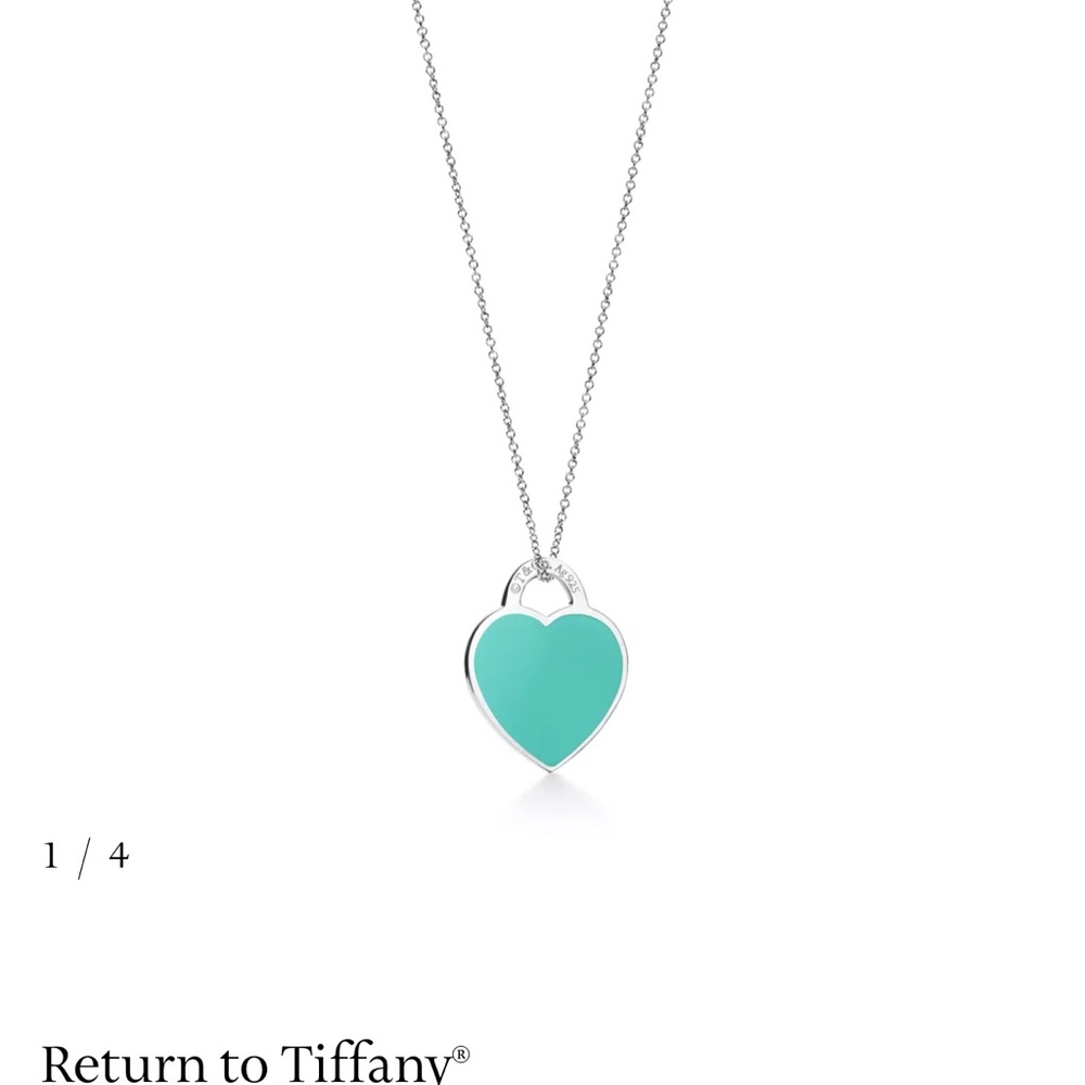 Tiffany & Co. Silver Heart Tag Necklace - Picture 5 of 12